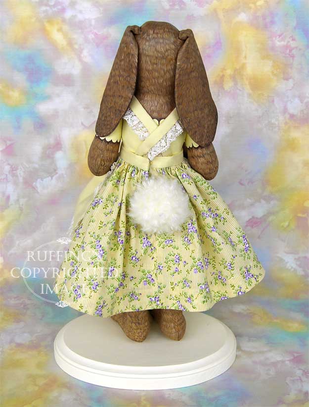Beatrice and Beulah Original Folk Art Lop Rabbit Dolls by Max Bailey and Elizabeth Ruffing