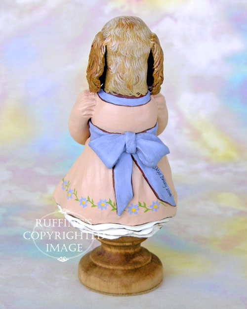 Charlotte Original One-of-a-kind Cocker Spaniel Folk Art Dog Doll Figurine by Max Bailey