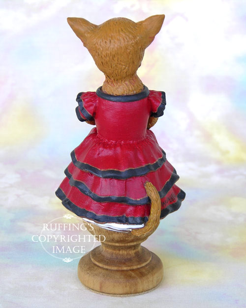 Chi-Chi the Chihuahua, Original One-of-a-kind Folk Art Dog Doll Figurine by Max Bailey