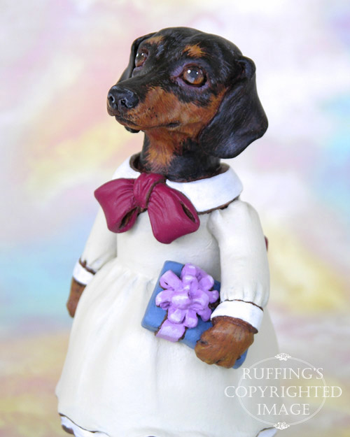 Crystal the Siamese Pixie Kitten Original Fairy Cat Folk Art Doll Figurine by Max Bailey