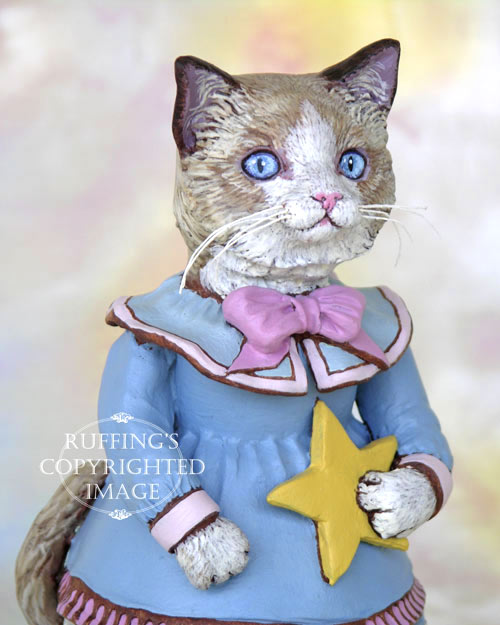 Max Bailey Felicity Ragdoll Kitten Original Folk Art Doll