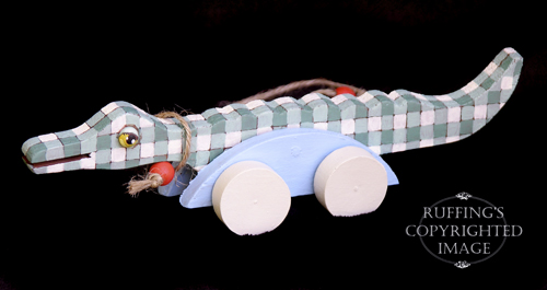 George, One-of-a-kind Folk Art Alligatorby Max Bailey