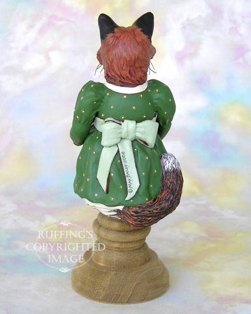 Loxie the Red Fox, Original One-of-a-kind Folk Art Doll Figurine by Max Bailey