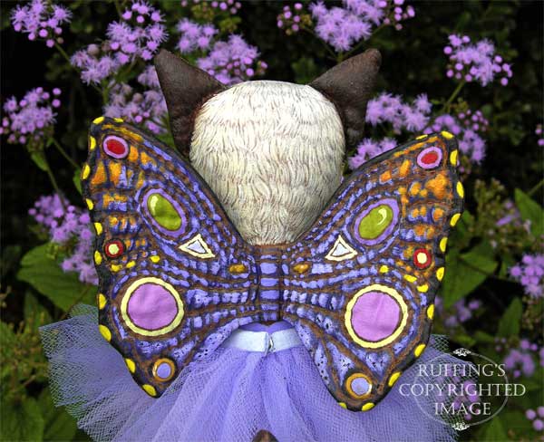 Luna the Pixie Kitten Folk Art Cat Doll by Max Bailey and Elizabeth Ruffing