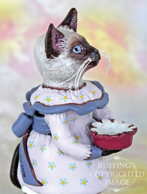 Max Bailey Crocus Original Siamese Kitten Folk Art Doll Figurine