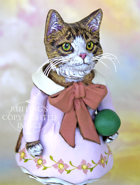 Tabitha Original Tabby Cat Folk Art Doll by Max Bailey