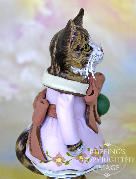 Tabitha Original Tabby Cat Folk Art Doll by Max Bailey