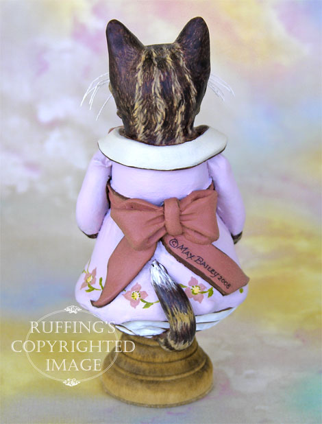 Tabitha Original Tabby Cat Folk Art Doll by Max Bailey
