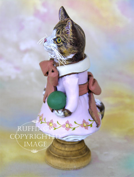 Tabitha Original Tabby Cat Folk Art Doll by Max Bailey