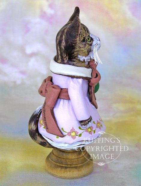 Tabitha Original Tabby Cat Folk Art Doll by Max Bailey