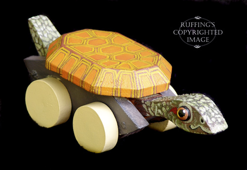 Ruthie the Turtle Folk Art Doll by Max Bailey
