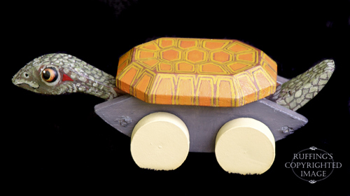 Ruthie the Turtle Folk Art Doll by Max Bailey