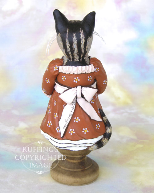 Winifred the Tabby Cat, Original One-of-a-kind Art Doll Figurine by Max Bailey